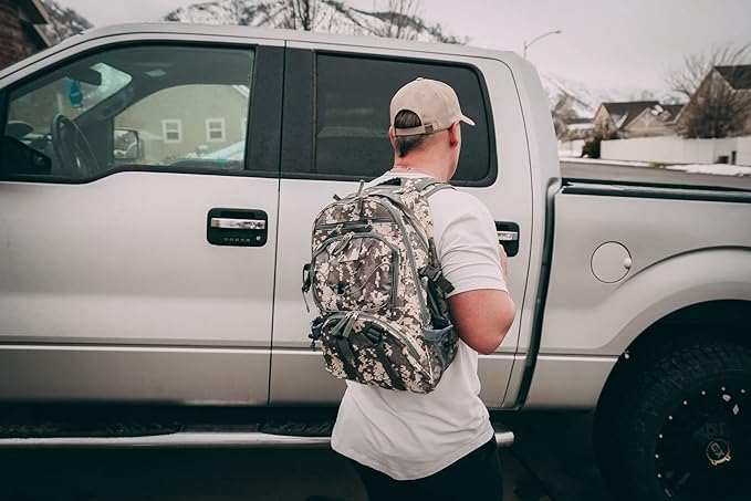 Blue Coolers Blue Seventy-Two - Pro Series - Camo Deluxe | 72 Hour Emergency Backpack Survival Kit for 1 Person | Survival Kit for Wildfires, Earthquakes, Tornado, Hurricane, and Other Emergencies