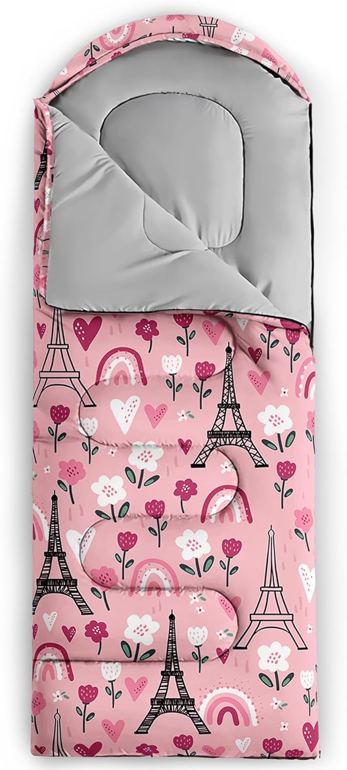 BSNTHO Camping Sleeping Bags,3 Season Warm & Cool Weather,Lightweight,Waterproof Sleeping Bags for Adults & Kids,Traveling,and Outdoors,Camping Gear Equipment