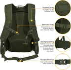 Mardingtop Tactical Molle Backpack for Men - 28L EDC Hiking & Motorcycle Backpack