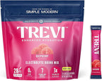 TREVI™ Sugar Free Electrolytes - Drink Mix Hydration Powder Packets - 28 Count - Raspberry