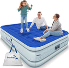 EnerPlex Air Mattress with Built in Pump - Self-Inflating Blow Up Mattress with Neck Support - Inflatable Air Bed for Portable Travel & Home Use