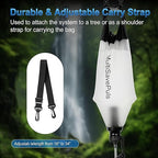 Gravity Water Filter Straw, Camping Water Filtration System with Purifier, Water Purifier Survival for Travel,Camping,Hiking and Emergency Survival Kit,No Expiration Date,Reusable,3L,White