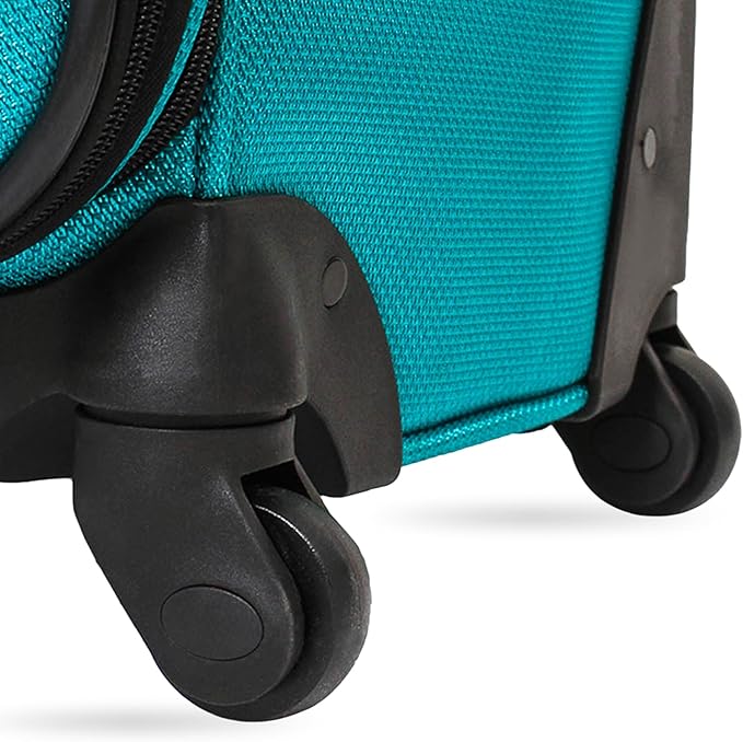 SwissGear Sion Softside Expandable Luggage, Teal, Carry-On 21-Inch