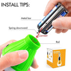 Portable LED Tent Lamp, Clip Hook Hurricane Emergency Light Bulb, Camping Equipment Lanterns for Hiking, Backpacking Outage, B-CLOSED-HOOK, 4 Packs