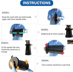 ALEVMOOM Upgraded 19.7" Collapsible Stool Portable,1000lbs Max Weight-Heavy Duty, Retractable Folding Stool with Cushion for Adults for Outdoor Fishing Hiking BBQ