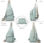 Sling Bag Crossbody Bags for Women Small Cross Body Bag Fanny Packs Chest Sling Purse for Daily Travel Leisure Sport