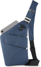 Sling Bag Cross Body Bag, Anti Theft Crossbody Bags for Travel Lightweight Chest Shoulder Bags for Women Men