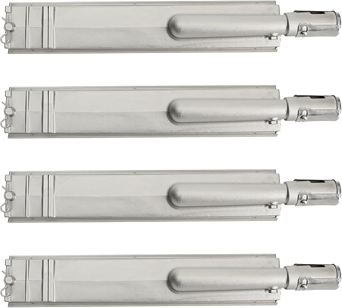 J&HYBBQ Stainless Steel Burner: 16-1/8" (402cm) Quality Heavy Duty Grill Replacement Parts with Durability & Easy Installation for Bull, Cal Flame, Charbroil, Nexgrill, Beefeater & More Gas Grills.