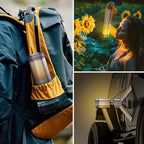 Camping Lantern Rechargeable, Telescoping-Camping-Lights, 10500mAh Capacity Battery Powered, Outdoor-Lantern for Hiking/Adventure/Power Outages, IPX7 Water Resistant(Khaki)