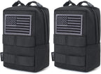 2 Pack Molle Pouches - Tactical Compact Water-Resistant EDC Pouch