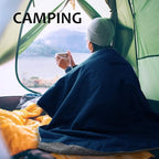 Tirrinia Large Waterproof Outdoor Blanket, Soft Warm Windproof Stadium Blanket with Sherpa Fleece and Foldable for Outdoor Sport, Baseball, Football, Beach, Concerts, Car