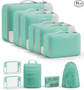 11 Set Packing Cubes for Travel, Gifts for Women Mom,Anti-Tearing Suitcase Organizer,OlarHike Vacation Essentials & Accessories for Cruise Ship