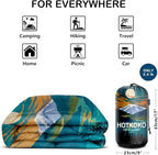 Camping Blanket,Lightweight Puffy Printed Camping Blanket Packable Outdoor Blanket for Camping,Traveling, Stadium, Hiking, Picnics