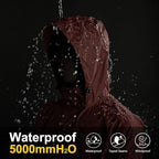 33,000ft Packable Rain Jacket Men's Lightweight Waterproof Rain Shell Jacket Raincoat with Hood for Golf Cycling Windbreaker