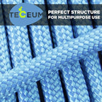 TECEUM 5/32" Paracord Rope 1000 – 1000ft / 200ft / 100ft / 50ft – Tactical Parachute Cord 4mm – 45+ Colors – Nylon String for Survival & Camping Gear – Stripe Cord for Survival – Utility Rope