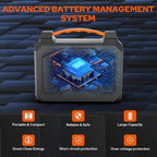 ZeroKor Portable Power Station, 100W 110V Power Pack with AC Outlet, Portable Solar Generator 146Wh External Battery with DC USB C QC3.0 for Smart Devices Camping Home RV VanLife(without Solar Panel)