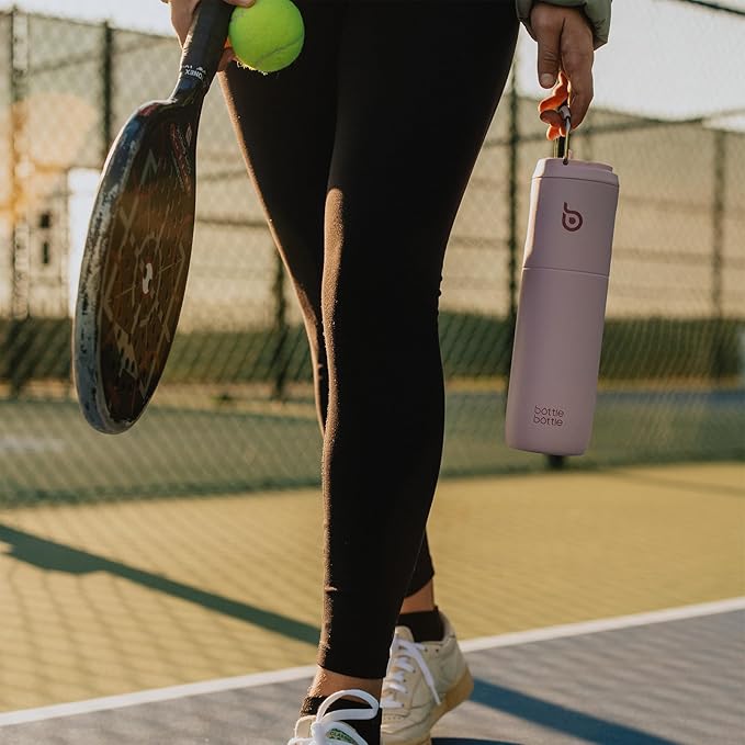 BOTTLE BOTTLE Insulated Water Bottle 24oz with Straw Lid and Handle for Sports Travel Gym Stainless Steel Water Bottles Double-Wall Vacuum Metal Leak Proof BPA-Free