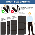 COOLBEBE 45 Inch Tripod Carrying Case - 45x7x7 Inch Storage Bag for Light Stands, Fishing Rods, Tent Poles, and Camera Gear, Water Resistant, Black