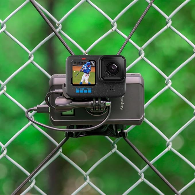 Suptig Power Bank with Battery Charger, 10,000mAh Battery Pack Charger Box Compatible for Gopro Hero 12, Hero 11, Hero 10, Hero 9, Hero 8, Hero 7, Hero 6, Hero 5.