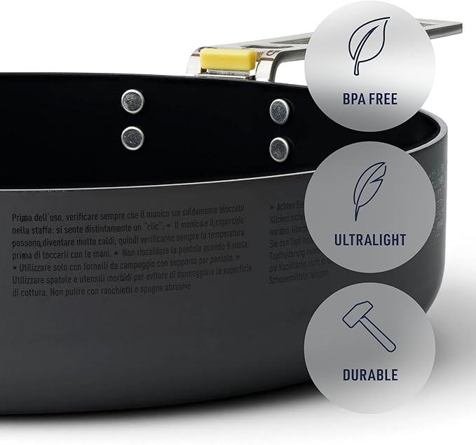 Sea to Summit Frontier Ultralight 8 Inch Camping Cooking Pan