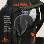 Kelty | Redwing Traveler Backpacks, Travel Pack for Adventure Travel | Burnt Olive & Black