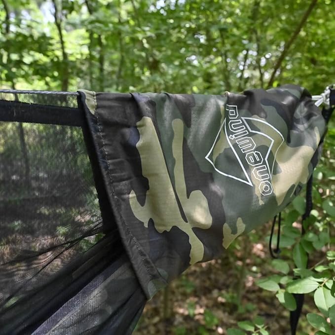 Onewind Premium 12' Camping Double Hammock with Tree Straps and Bug Net for Travel, Camping, Backpacking and Hiking