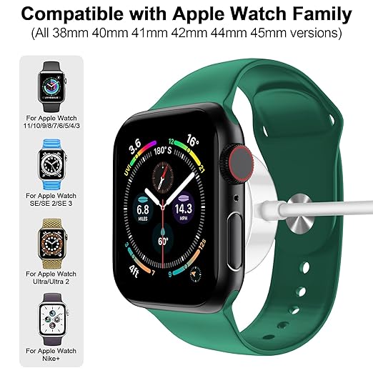 𝟐𝟎𝟐𝟔 𝐔𝐩𝐠𝐫𝐚𝐝𝐞𝐝 for Apple Watch Charger Magnetic Fast Charging Cable [Portable] Magnetic Wireless Charging Compatible with iWatch Series Ultra/SE/11/10/9/8/7/6/5/4/-[3.3FT] White