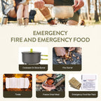 72-Hour Survival Kit | Emergency Bug Out Bag with First Aid, Water Filter, Food, Tools | 45L Tactical Backpack for Camping, Hiking, Outdoor Emergency Preparedness