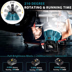 LED Camping Lantern for Makita 18v Li-ion Battery, 24W 2400LM LED Work Light Portable Tent Light Flashlight for Camping, Car Repairing, Hiking, Fishing, Hurricane, Emergency