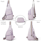 Sling Bag Crossbody Bags for Women Small Cross Body Bag Fanny Packs Chest Sling Purse for Daily Travel Leisure Sport