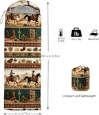 QOOMO Animals Camping Sleeping Bags,3 Season Warm & Cool Weather,Lightweight,Waterproof Sleeping Bags for Adults & Kids,Traveling,and Outdoors,Camping Gear Equipment