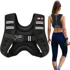 Weighted Vest Woman - Womens Weight Vest for Walking, Strength Training Weight Vests for women, Reflective Stripe Fitness Vest for Workout Running Jogging