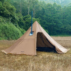 FireHiking Camping Hot Tent 4-8 Person Tipi Tent with Stove Jack for Bushcraft, Cooking and Heating