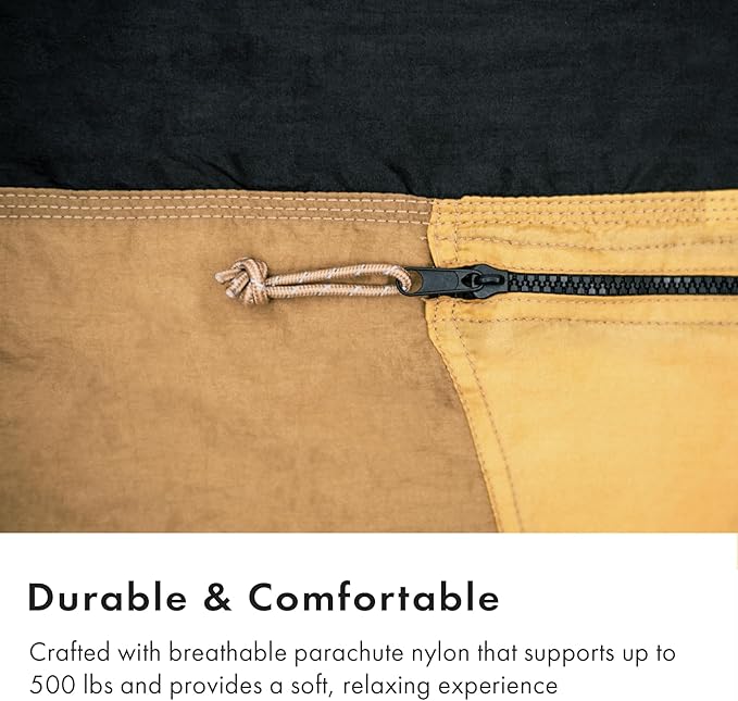 Suparpine II Hammock for Camping with Straps Included (Sand, Double)