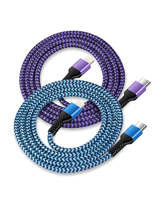 C Type Lightning Cable, Super Fast Pd iPhone Charger Cords Apple Certified Original Usbc Lightening Wire Cargador Powerline for 14 I Phone 13-8 Later Series Phones, Airpods, 6ft USB-c Lighting Charger