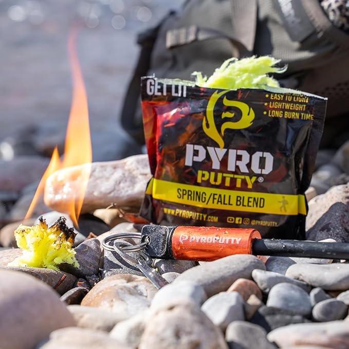 Phone Skope Pyro Putty: Waterproof Survival Fire Starter for Emergency Preparedness, Fire Starters for Campfires - Survival Gear and Supplies
