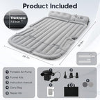 Shademax SUV Air Mattress Inflatable Car Air Mattress for Toyota 4runner RAV4, Jeep Wrangler, Ford Explorer Mattress Outdoor Travel Camping Car Bed with Built-in Pillow for SUV Trunk & Back Seat