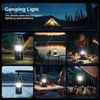LED Camping Lantern, Battery Operated Lights, Adjustable Brightness for Camping, Power Outages, Emergencies, Outdoor Collapsible Lanterns, 4 Pack