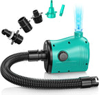 MAACOULD Electric Air Pump for Inflatables: Air Mattress Pump for Pool Floats Boat Balloons for Quick-Fill Inflator/Deflator - 400W 110V AC Inflator for Camping Travel Party Outdoor Home Summer