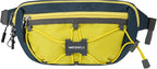 WATERFLY Lightweight Small Fanny Pack: 1.5L Mini Slim Crossbody Waist Belt Hip Bag with RFID Blocking, Anti-Theft & Water Resistant Pouch for Women Men Travel Hiking Running Walking EDC