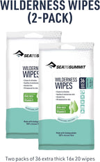 Sea to Summit Wilderness Wipes Rinse-Free Shower Wipes