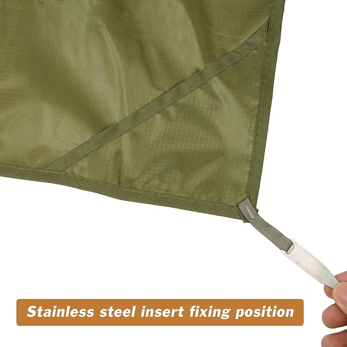 Picnic Blanket Waterproof – Packable Sand Proof Beach Blanket (0.42lb/0.66lb), Compact & Foldable, Fits in Pocket with Integrated Stakes, Ideal for Camping, Hiking, Travel, Concert, Festival