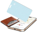 Wallet Tracker Card, Slim Rechargeable Bluetooth Item Locator, Smart Finder Compatible with Apple Find My for Wallet, Luggage, Passport, IP68 Waterproof (iOS Only) (Carbon Fiber Blue)