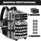 Military Tactical Backpack 45L Large Tactical Backpack for Men, Hiking Rucksack With Bottle Holder