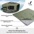 STOVER 5/10/25/30/40/55L Waterproof Backpack- Floating Dry Bag for Kayaking, Travel, Beach, Hiking, & Camping, Men/Women