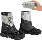 Trail Gaiters, Waterproof Low Shoe Protectors, Adjustable Boots Gators for Hiking & Running - Prevents Debris in Shoes