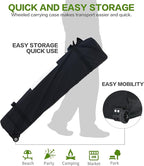 10'x10' Pop Up Canopy Tent with 1 Sidewall and 6 Pockets, One Push Setup, Instant Shade Tent with Vented Roof for Beach Patio Outdoor, Case, 8 Stakes, 4 Ropes, 4 Sandbags (Khaki, 10x10)