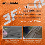 3F 20-85L backpack rain cover, waterproof, dustproof, wear-resistant, tear resistant outdoor hiking backpack cover (orange-M)