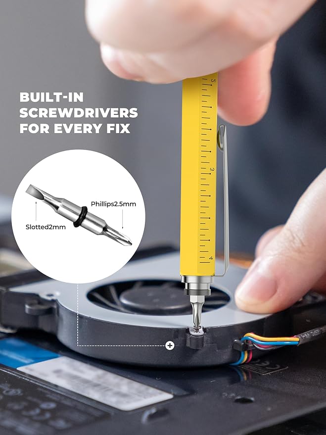 Stocking Stuffers for Him Multitool Pen - Mens Gifts for Christmas Useful White Elephant Gift Ideas for Adults, Unique Birthday Gifts for Men Dads Who Have Everything, Cool Gadgets EDC Tools for Men