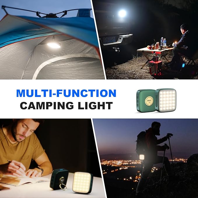 WUBEN F5 Camping Lantern Rechargeable, 5200mAh Portable Led Camping Lights, 500LM Camping Flashlight, LED Lantern for Power Outages Home, IP64 Waterproof Camping Essentials, Hurricane, Tent, Outdoor